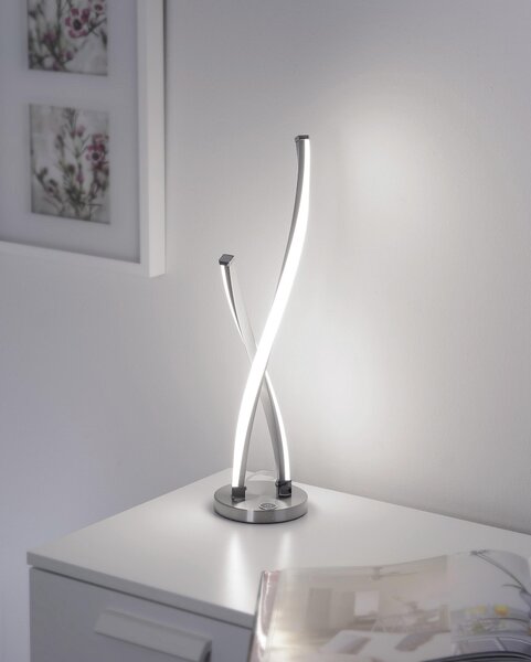 STOLNÁ LED LAMPA, dotykový stmievač, 12,5/12,5/48,5 cm - Interiérové svietidlá