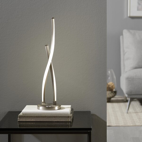 STOLNÁ LED LAMPA, dotykový stmievač, 12,5/12,5/48,5 cm - Interiérové svietidlá