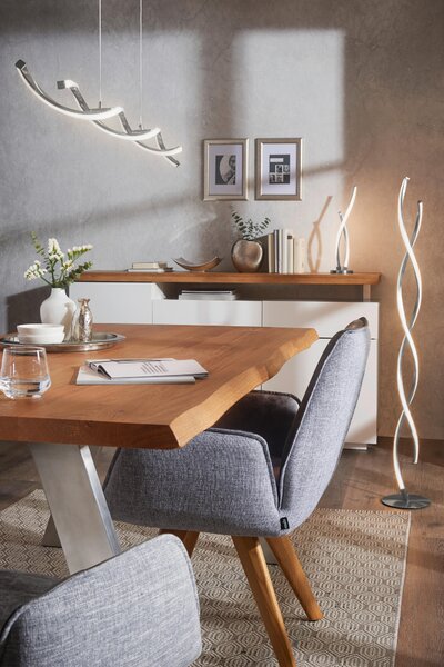 ZÁVESNÉ LED SVIETIDLO, 110/8/140 cm - Interiérové svietidlá