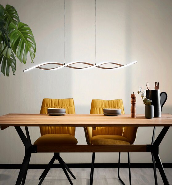 ZÁVESNÉ LED SVIETIDLO, 110/8/140 cm - Interiérové svietidlá