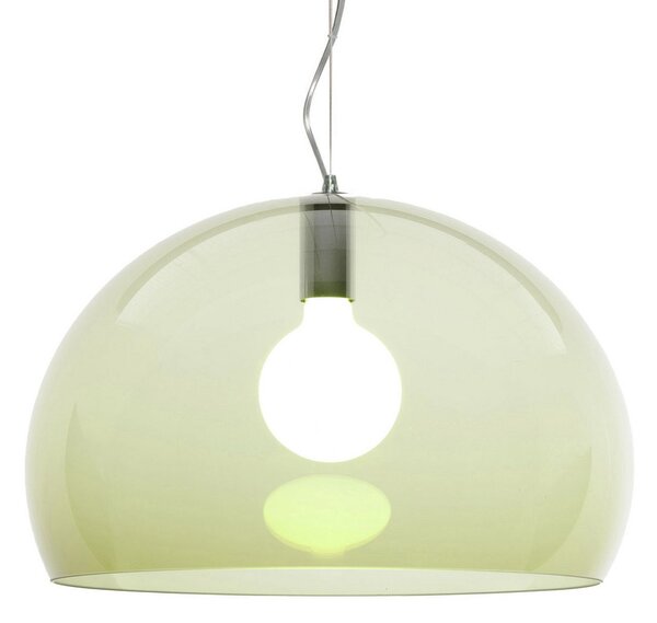 Závesné svietidlá Kartell, FL/Y, stmievateľné, Zelená, Obývacia izba, Plast, Dizajnový