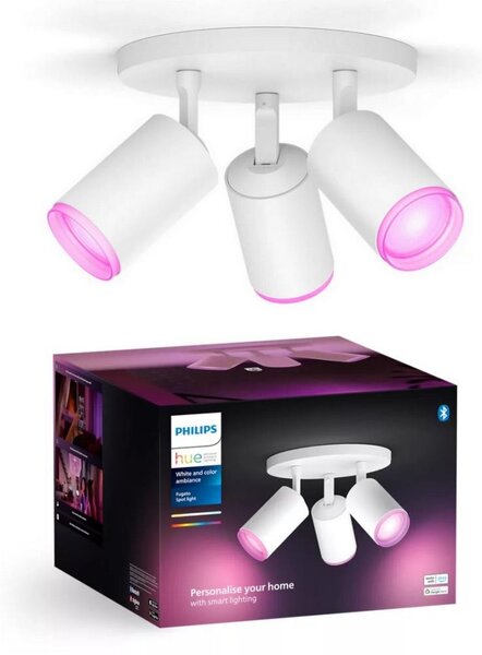 Philips - LED RGBW Stmievateľné bodové svietidlo Hue FUGATO 3xGU10/4,2W/230V biela