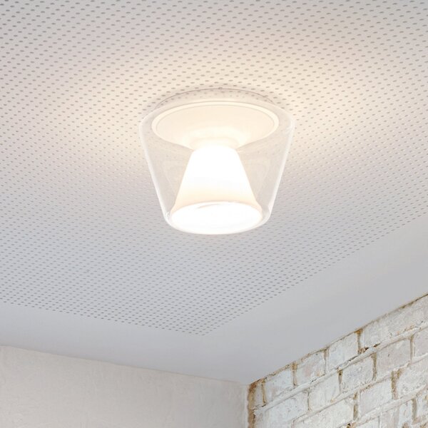 Stropné Lampa Serien Lighting, Annex, stmievateľné, Transparentná, Obývacia izba, Sklo, Dizajnový