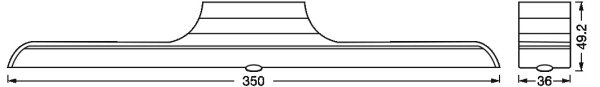 Osram - LED stmievateľné podlinkové svietidlo so senzorom LINEAR LED/5W/5V 35 cm biele