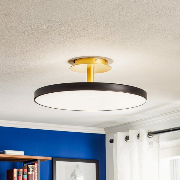 Stropné Lampa UMAGE, Asteria Up Large, stmievateľné, Čierna, Obývacia izba, Kov, Dizajnový