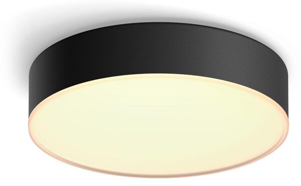 Stropné Lampa Philips Hue, Philips Hue, stmievateľné, Čierna, Obývacia izba, Kov, Moderný