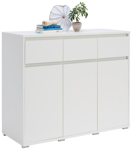 KOMODA, biela, 120/103/48 cm Carryhome - Komody