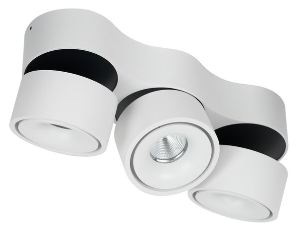 Stropné Lampa Arcchio, Rotari, stmievateľné, Biela, Obývacia izba, Kov, Moderný