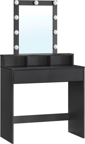 TOALETNÝ STOLÍK, čierna, 80/40/145 cm Boxxx - Online Only drobný nábytok, Online Only