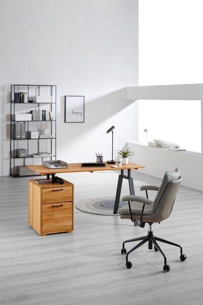 PÍSACÍ STÔL, farba duba, 140/65/75 cm Linea Natura - Kancelárske stoly