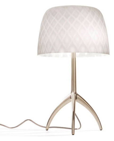 Stolové Lampa Foscarini, Lumiere, Biela, Obývacia izba, Sklo, Dizajnový
