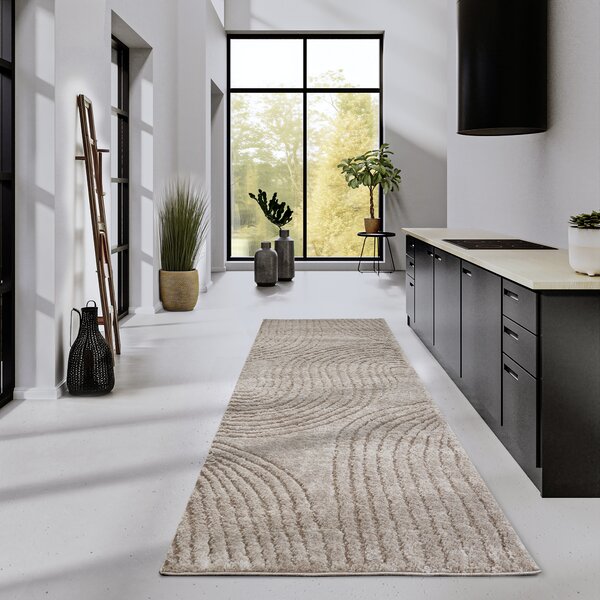 ELLE Decoration , Behúň Gallery 106084 Beige z kolekcie Elle, 80x240, béžová, obývacia izba