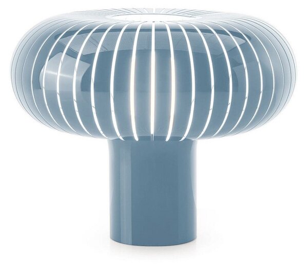 Stolové Lampa Kartell, Teresa, stmievateľné, Modrá, Obývacia izba, Plast, Dizajnový
