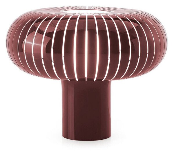 Stolové Lampa Kartell, Teresa, stmievateľné, Červená, Obývacia izba, Plast, Dizajnový