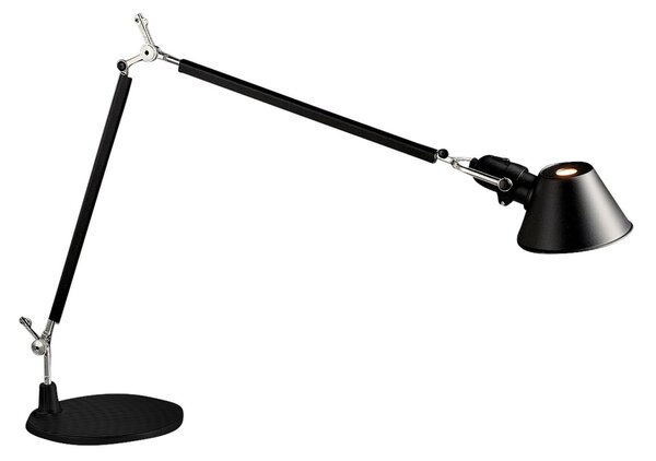 Stolové Lampa Artemide, Tolomeo, Čierna, Pracovňa, Kov, Dizajnový