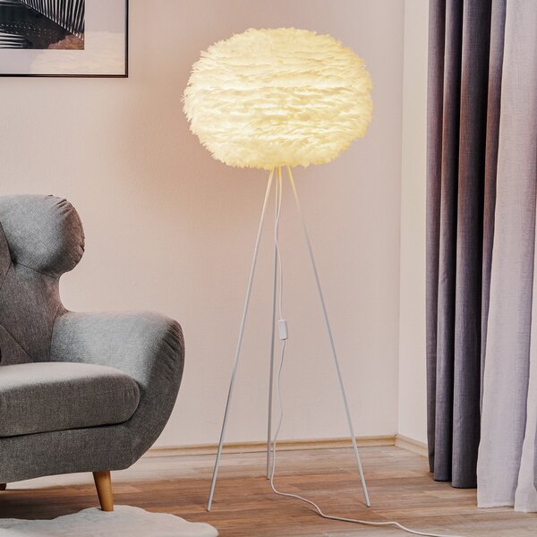 Stojacie Lampa UMAGE, Eos, Biela, Obývacia izba, Kov, Dizajnový