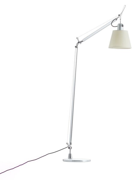 Stojacie Lampa Artemide, Tolomeo, Biela, Obývacia izba, Kov, Dizajnový