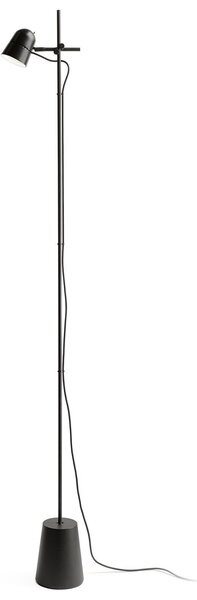 Stojacie Lampa Luceplan, Counterbalance, stmievateľné, Čierna, Obývacia izba, Kov, Dizajnový