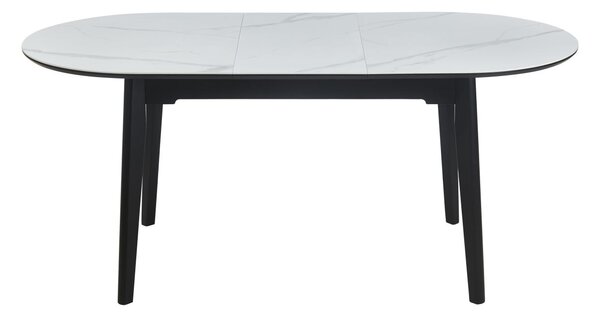 Dekorstudio Rozkladací jedálenský stôl CARRARA 140(180)x85 cm - biely