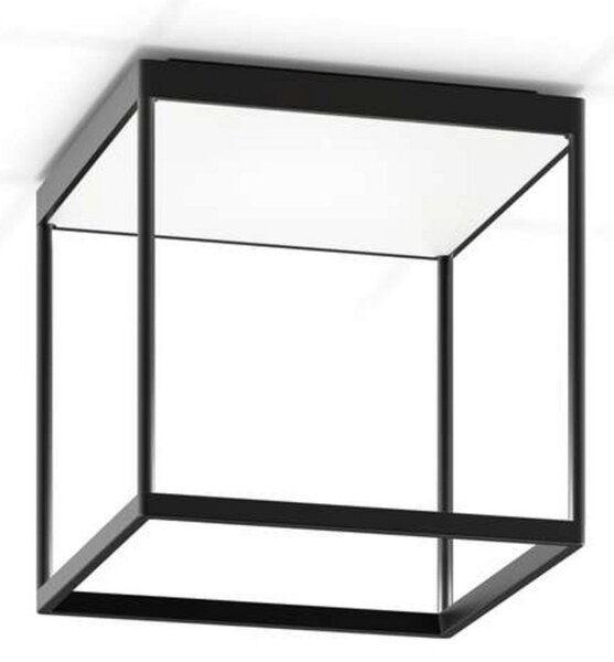 Stropné Lampa Serien Lighting, stmievateľné, Čierna, Obývacia izba, Hliník
