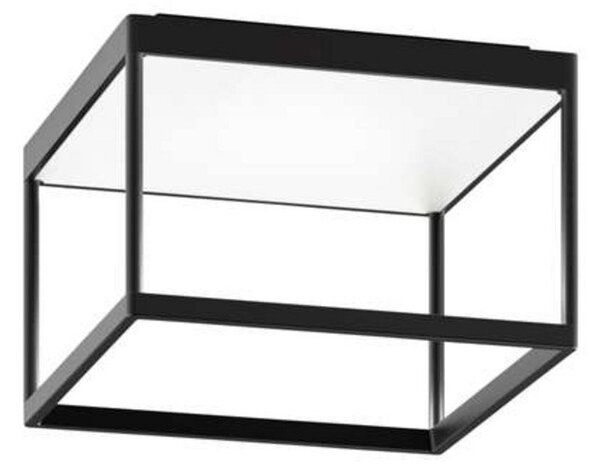 Stropné Lampa Serien Lighting, stmievateľné, Čierna, Obývacia izba, Hliník