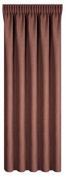 Dekorstudio Záves JULA2 s riasiacou páskou 140x270cm - marsala