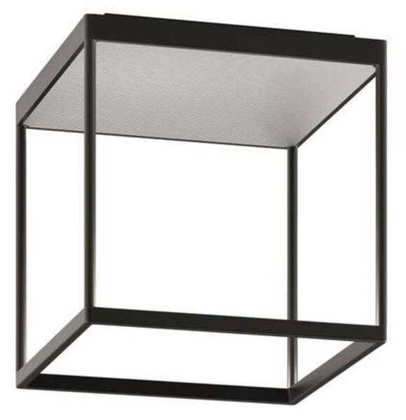 Stropné Lampa Serien Lighting, stmievateľné, Čierna, Obývacia izba, Hliník