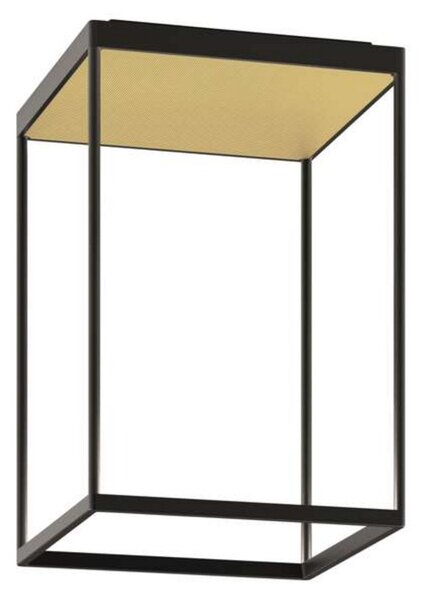 Stropné Lampa Serien Lighting, stmievateľné, Čierna, Obývacia izba, Hliník