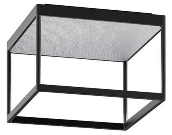 Stropné Lampa Serien Lighting, stmievateľné, Čierna, Obývacia izba, Hliník