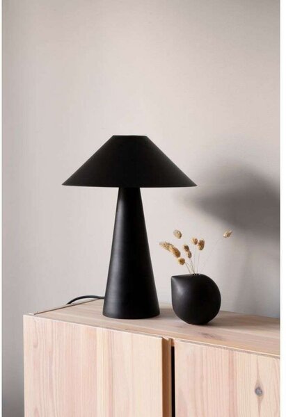 Stolové Lampa Globen Lighting, Cannes, Čierna, Obývacia izba, Kov, Dizajnový
