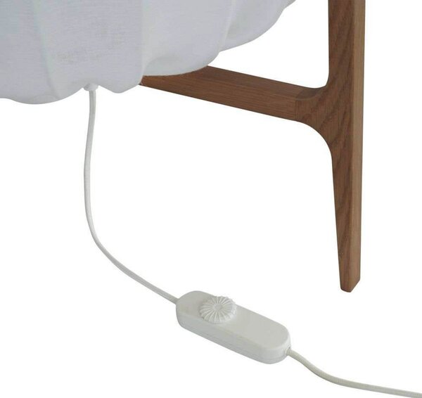 Stojacie Lampa Watt & Veke, stmievateľné, Biela, Obývacia izba, Drevo, Škandinávsky