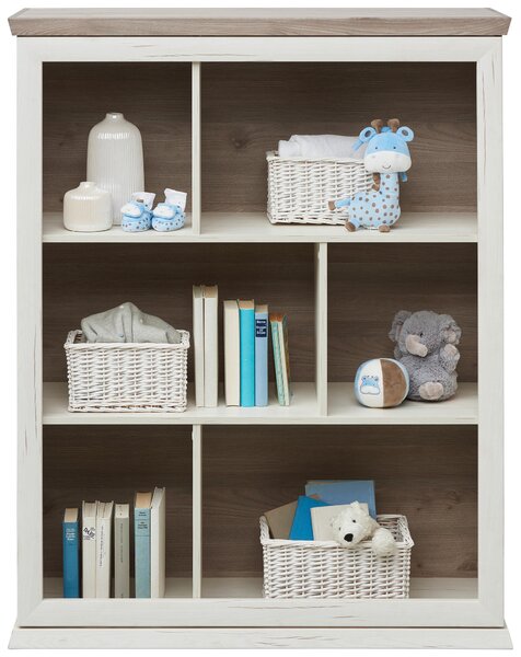 REGÁL DO IZBY PRE BÁBÄTKÁ sivá, biela, My Baby Lou - Izby pre bábätká