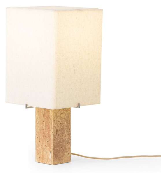 Stolové Lampa Audo Copenhagen, Nonna, Béžová, Obývacia izba, Tkanina / Textil, Dizajnový