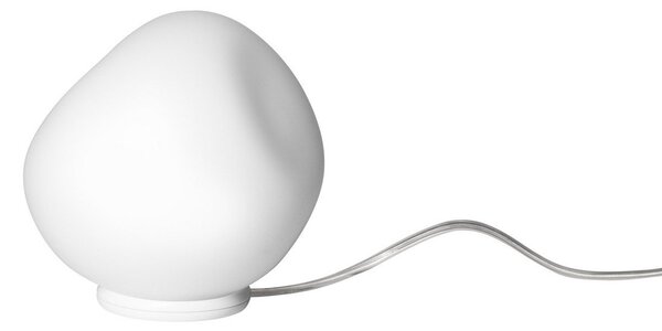 Stolové Lampa Foscarini, Hoba Piccola, Biela, Obývacia izba, Sklo, Dizajnový