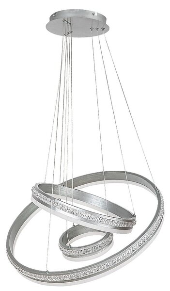 Rabalux 2230 LED závesné stropné svietidlo Avalon 1x75W | 4730lm | 4000K- hliník, biela