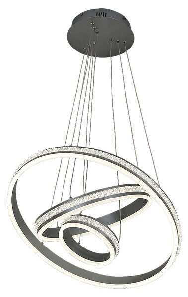 Rabalux 2230 LED závesné stropné svietidlo Avalon 1x75W | 4730lm | 4000K- hliník, biela