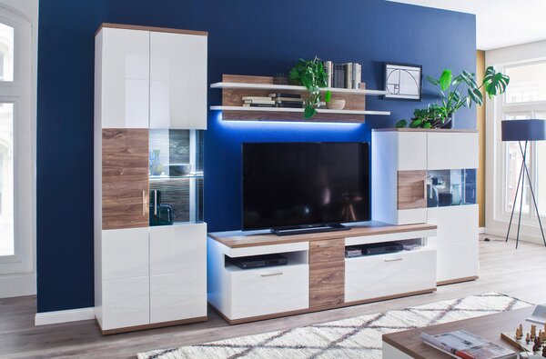 SKRINKA POD TV, biela, farba duba, 180/55/50 cm Livetastic - Online Only obývacie izby, Online Only