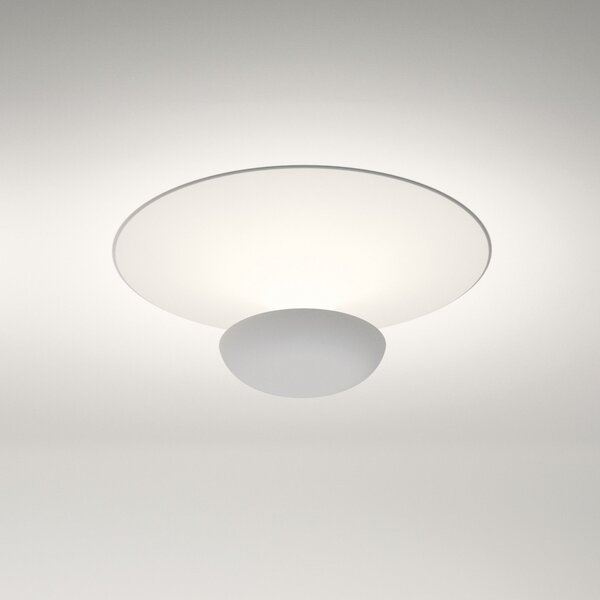 Stropné Lampa Vibia, Funnel, stmievateľné, Biela, Obývacia izba, Kov, Dizajnový