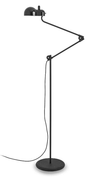 Stojacie Lampa Stilnovo, Topo, Čierna, Obývacia izba, Kov, Dizajnový
