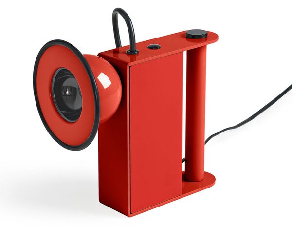 Stolové Lampa Stilnovo, Minibox, stmievateľné, Červená, Obývacia izba, Kov, Dizajnový