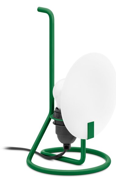 Stolové Lampa Stilnovo, Bugia, Zelená, Obývacia izba, Kov, Dizajnový