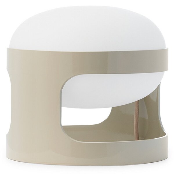Stolové Lampa Kartell, K28, Sivá, Obývacia izba, Plast, Dizajnový