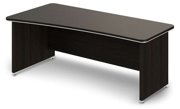 Ergonomický stôl TopOffice 200 x 100 cm, ľavý, wenge