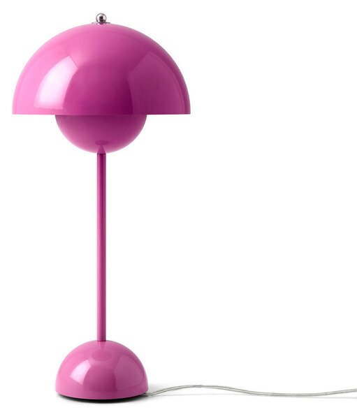 Stolové Lampa &Tradition, Flowerpot VP3, Pudrová, Obývacia izba, Kov, Dizajnový