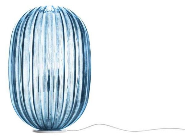 Stolové Lampa Foscarini, stmievateľné, Modrá, Obývacia izba, Plast