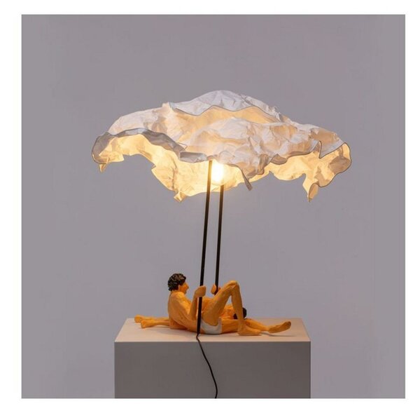 Stolové Lampa SELETTI, Biela, Obývacia izba, Plast