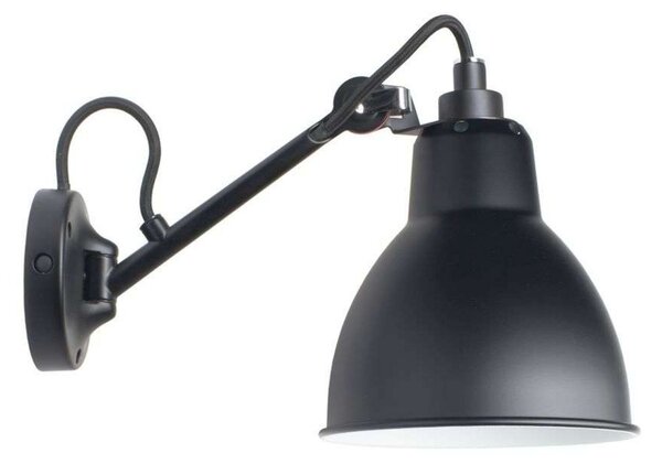 Nástenné Svietidlo Lampe Gras, Čierna, Obývacia izba, Kov