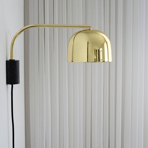 Nástenné Svietidlo Normann Copenhagen, Zlatá / Mosadz, Obývacia izba, Kov
