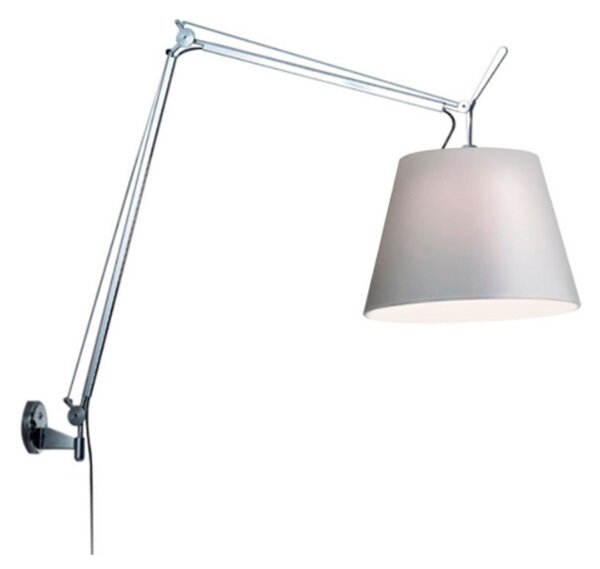 Nástenné Svietidlo Artemide, stmievateľné, Metalická, Obývacia izba, Hliník