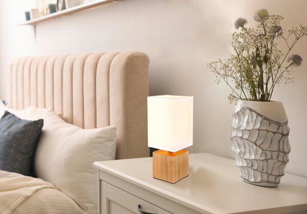 STOLNÁ LAMPA, E27, 12/12/30 cm Novel - Interiérové svietidlá